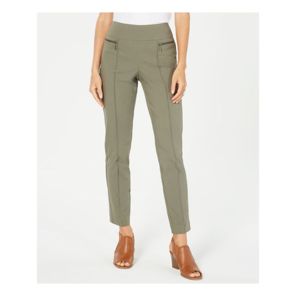 STYLE & COMPANY Womens Green Pants Petites PS